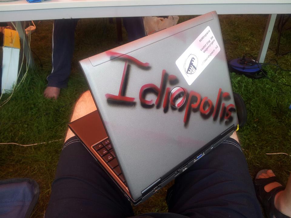 idiopolis laptop!